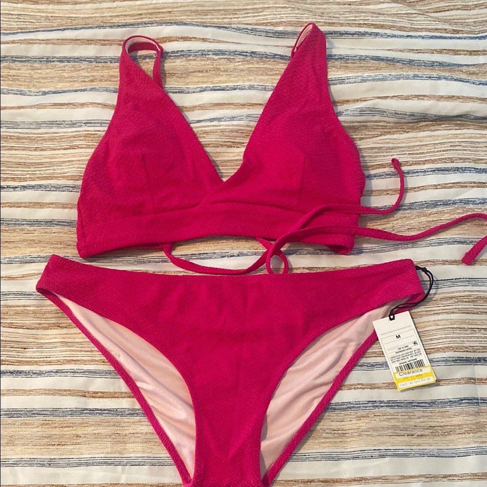 Vibrant Pink Bikini Set